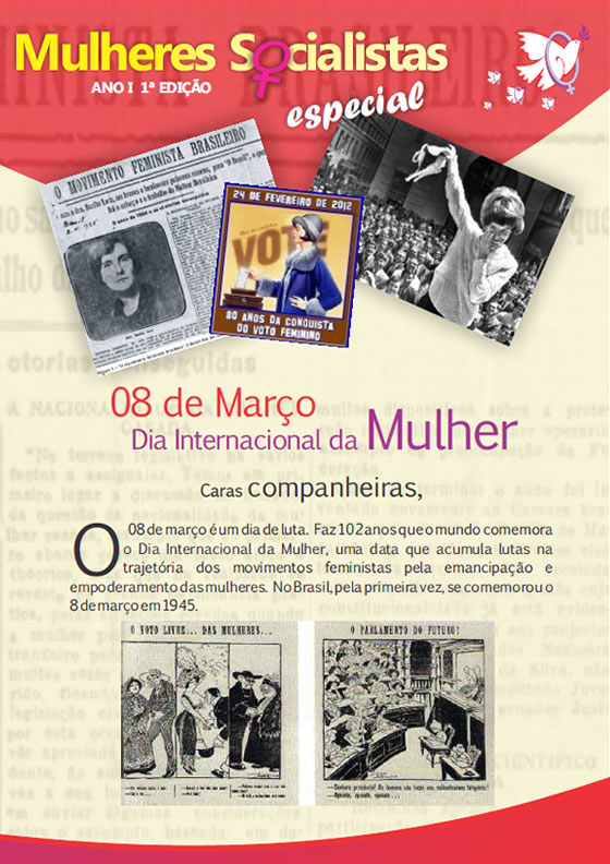Mulheres Socialistas  –   Ano I 1º Edição