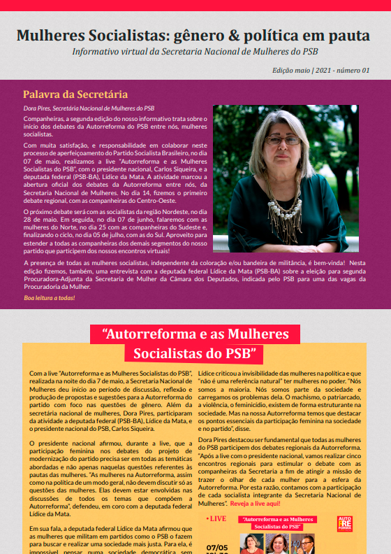 Mulheres Socialistas: gênero & política em pauta