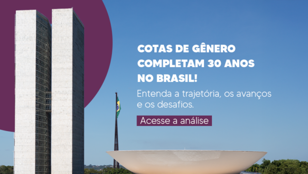 Banner – Cotas de gênero completam 30 anos no Brasi